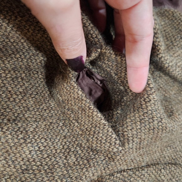 Ralph Lauren Purple Label Collection Cashmere Alpaca Brown Blazer Herringbone - Picture 8 of 11